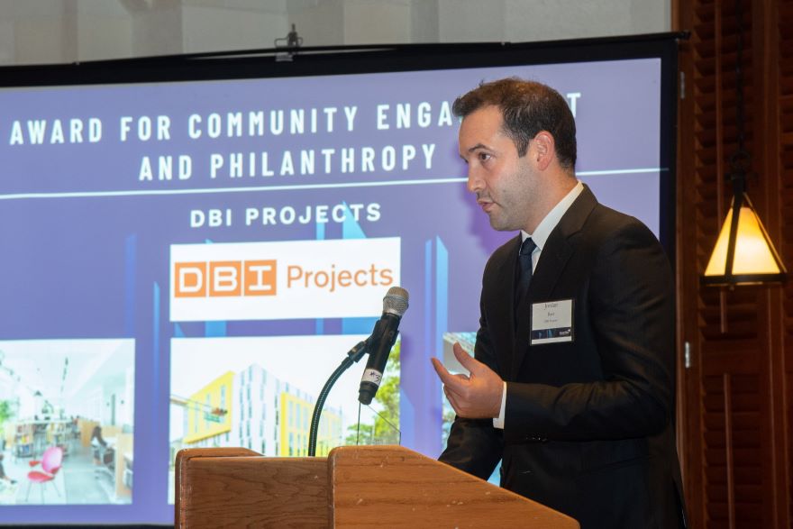 DBI Projects wins Award for Community Engagement and Philanthropy