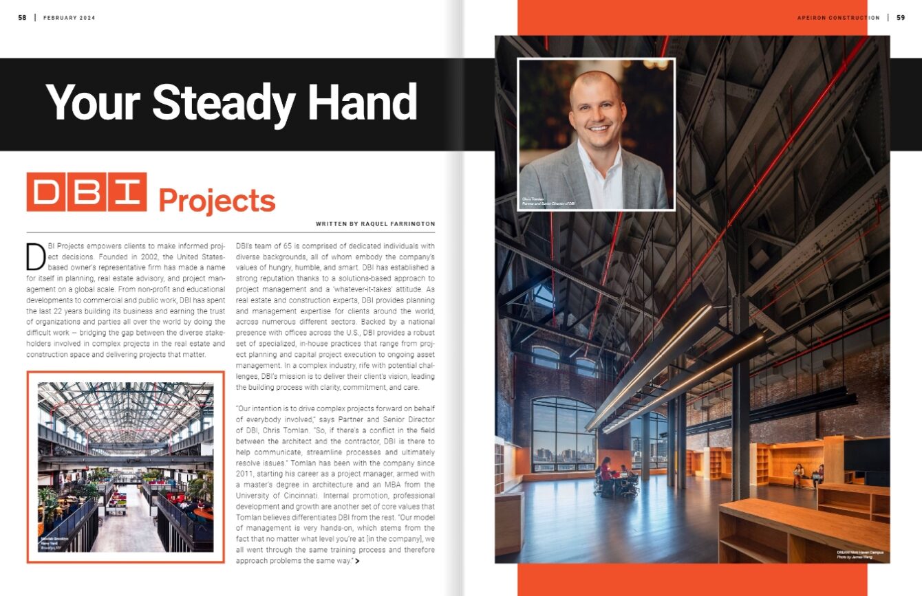 Your Steady Hand article with photo of Chris and Dream