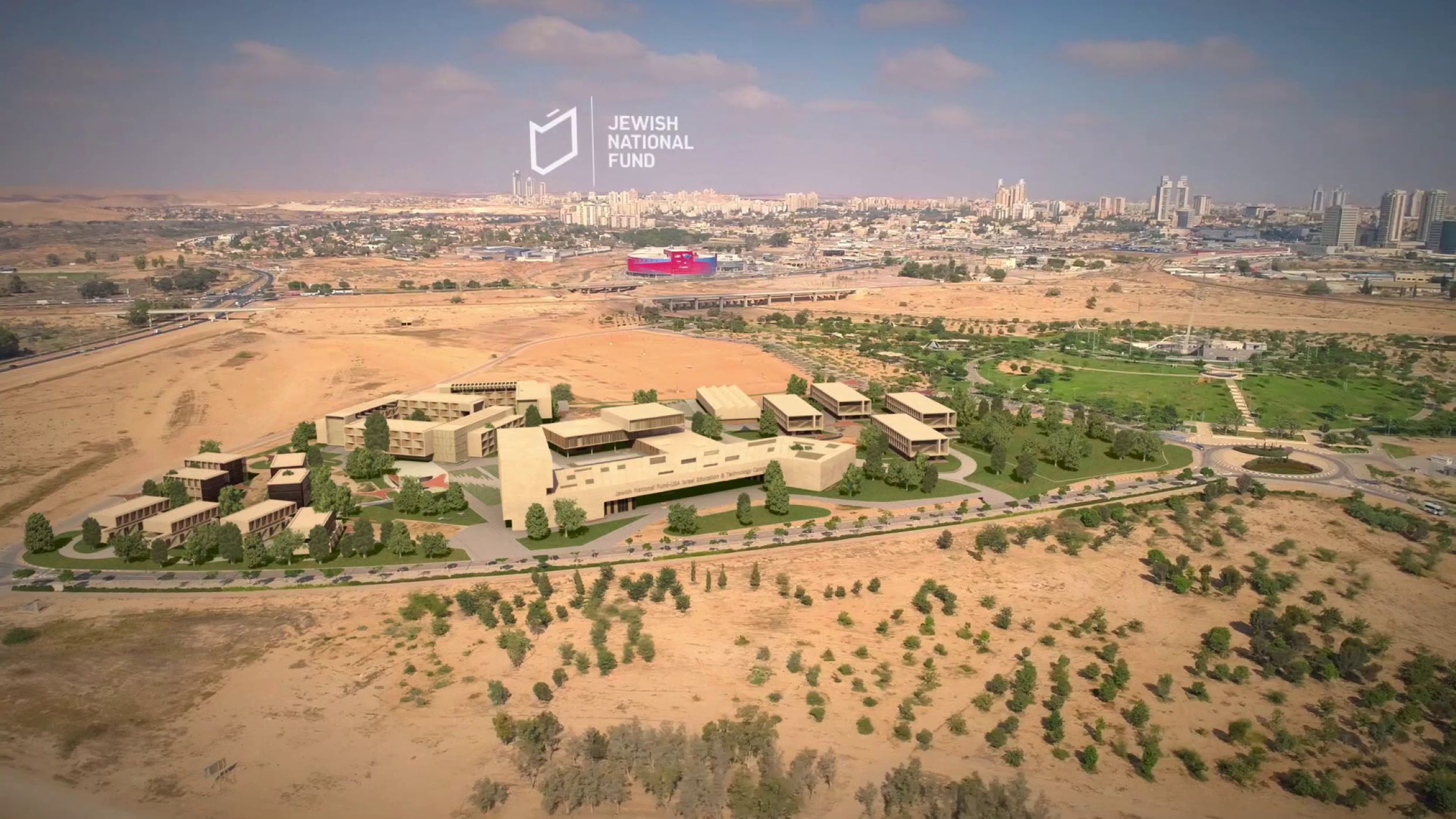 Rendering of JNF-USA Educational Campus