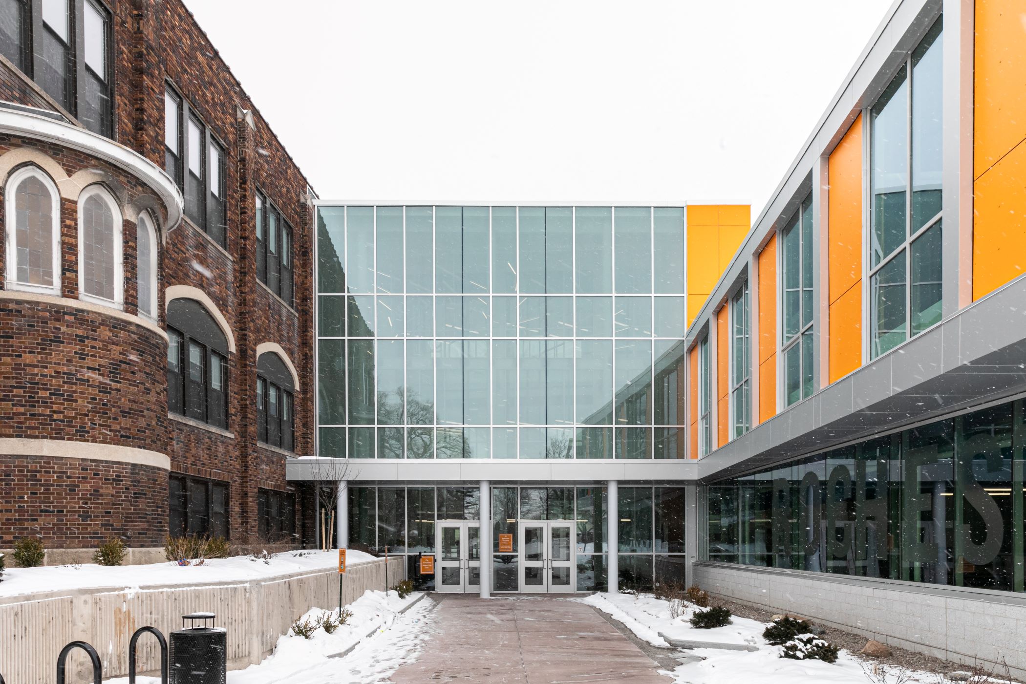 Uncommon Rochester Prep external photo of a building with snow