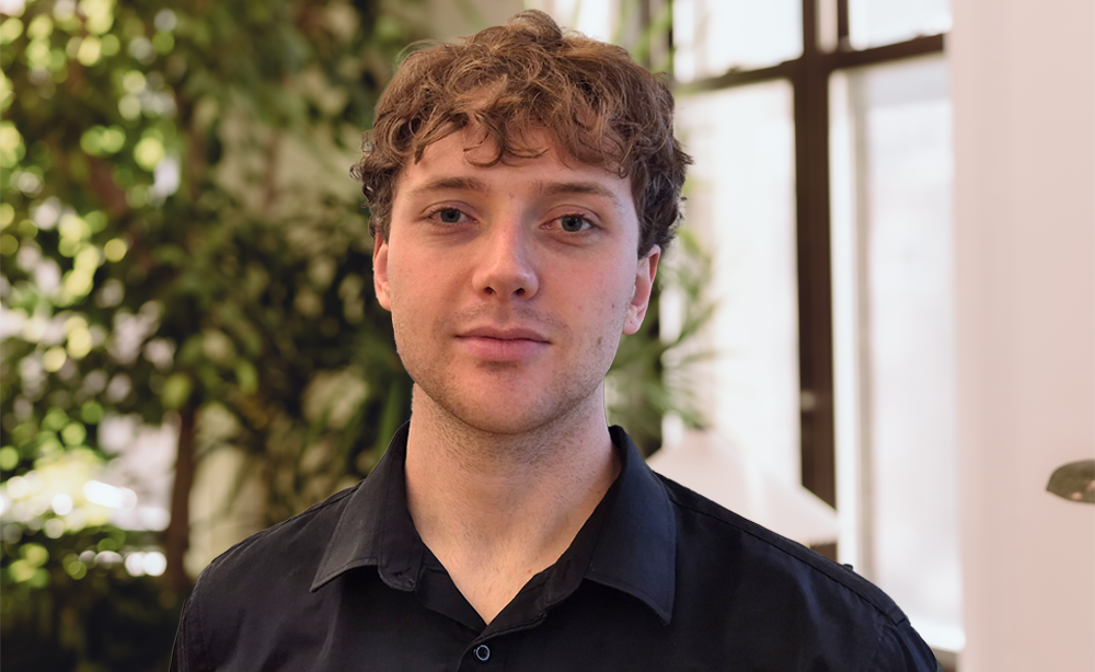 photo of a man with a blurry background