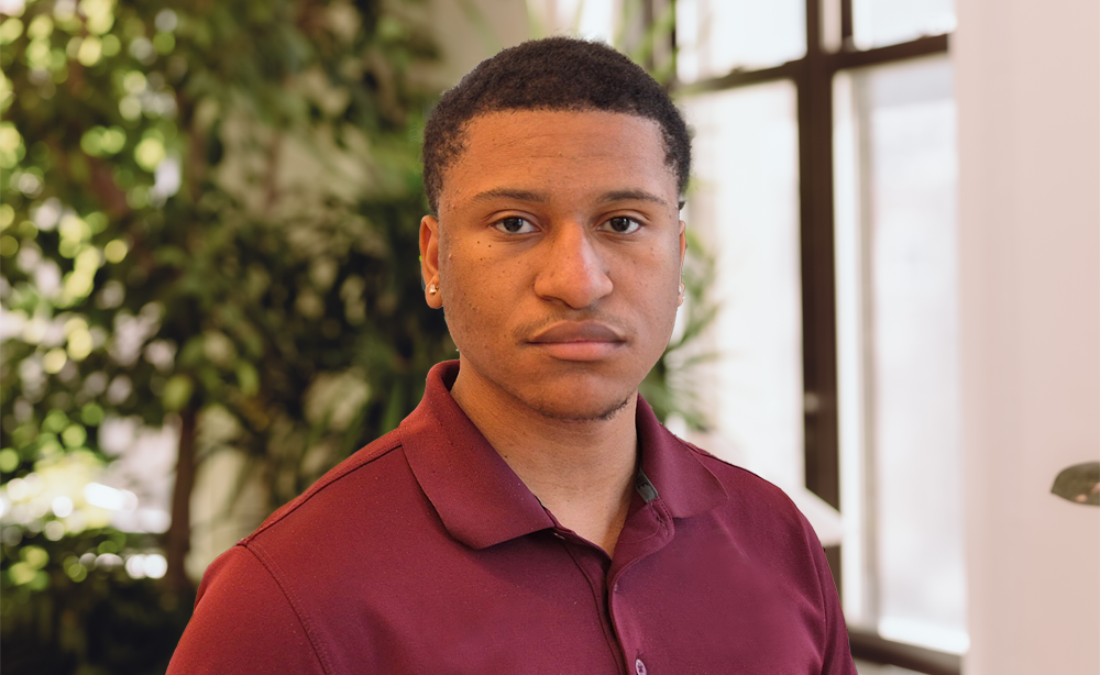 photo of a man with a blurry background