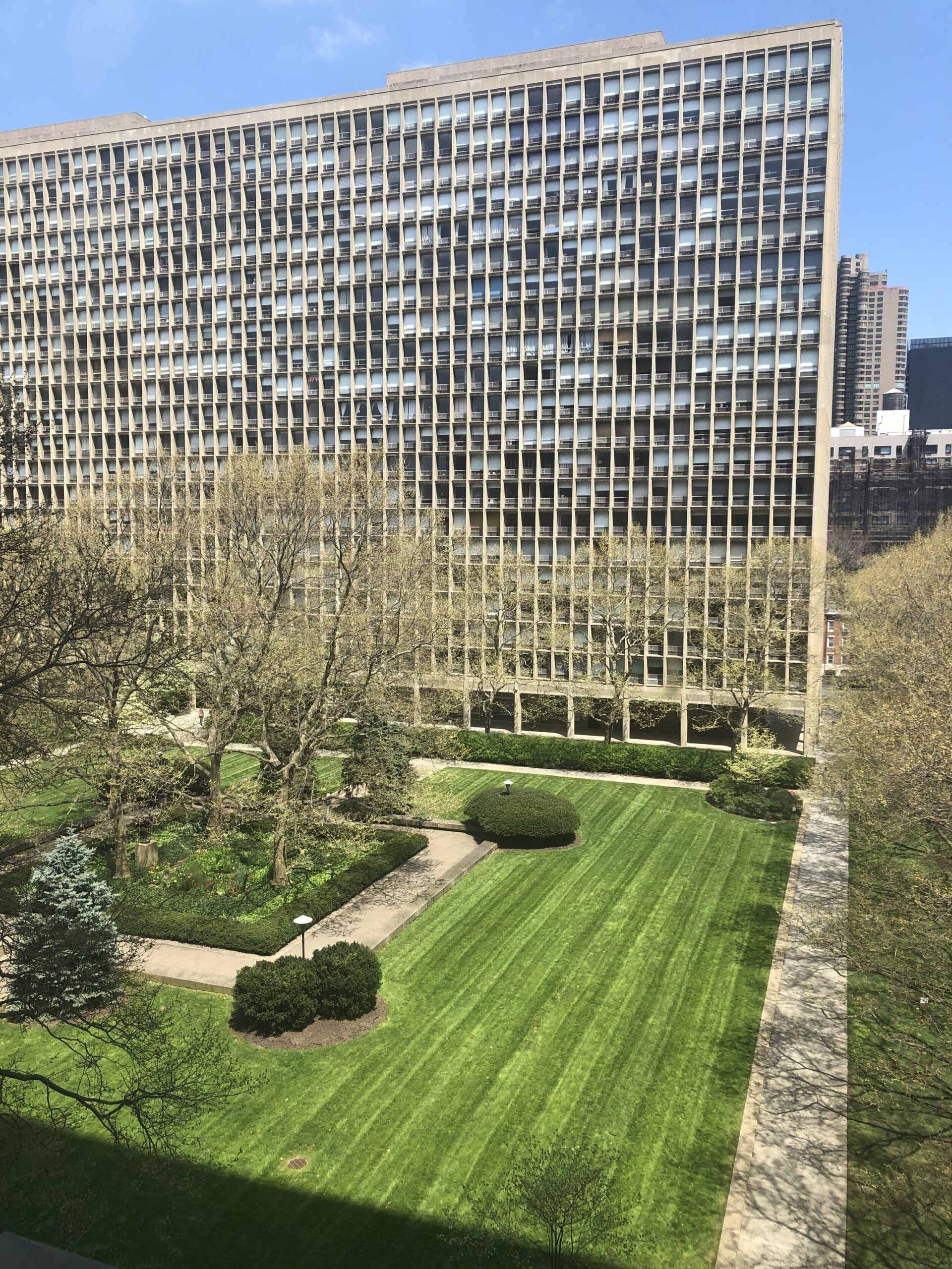 aerial photo of Kips Bay Towers Apartment Complex