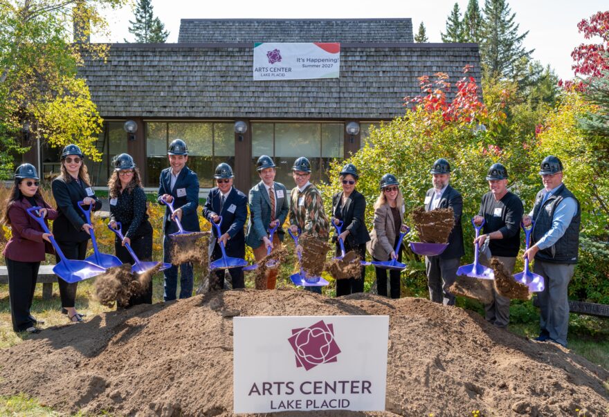 Construction Begins on the New Arts Center Lake Placid