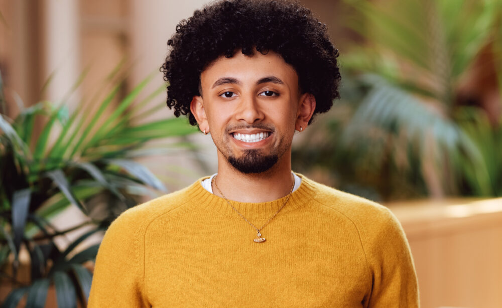photo of a man with a blurry background