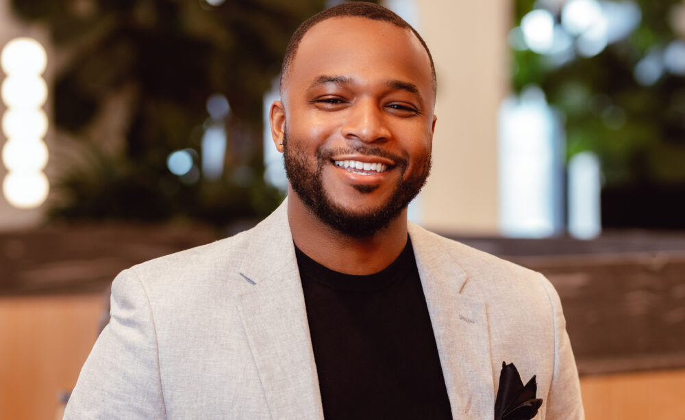 photo of a man with a blurry background