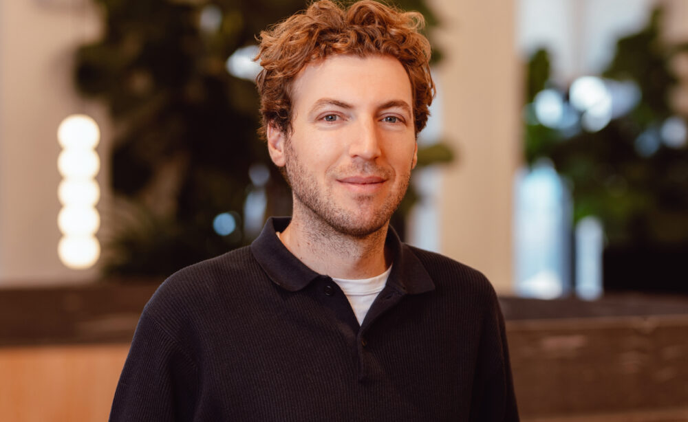 photo of a man with a blurry background