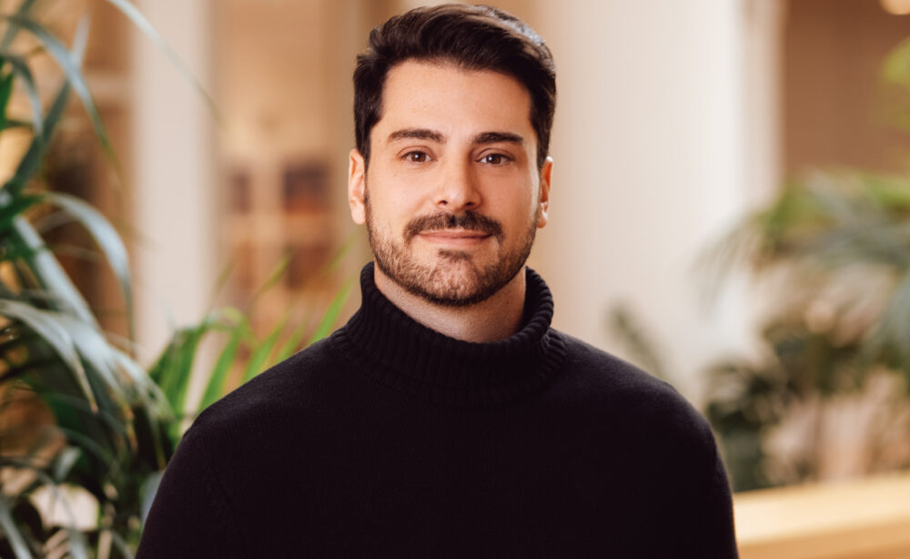 photo of a man with a blurry background