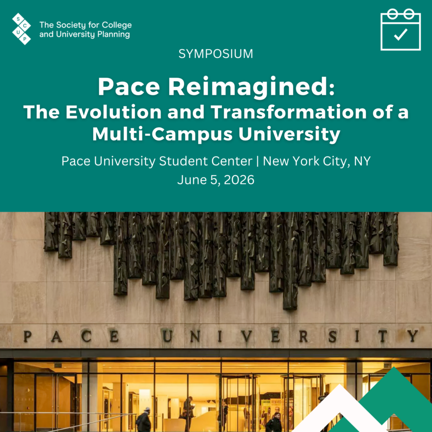 Registration is open for SCUP’s Pace Reimagined: The Evolution and Transformation of a Multi-Campus University
