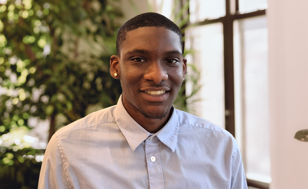 photo of a man with a blurry background