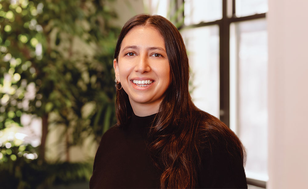 Woman standing in office